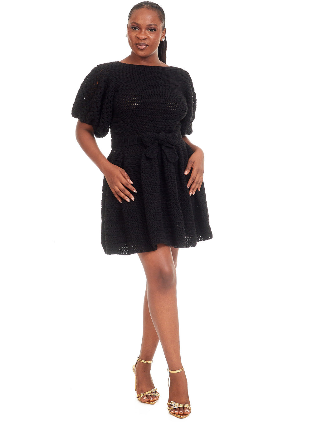 Pure Wool Midi Dress