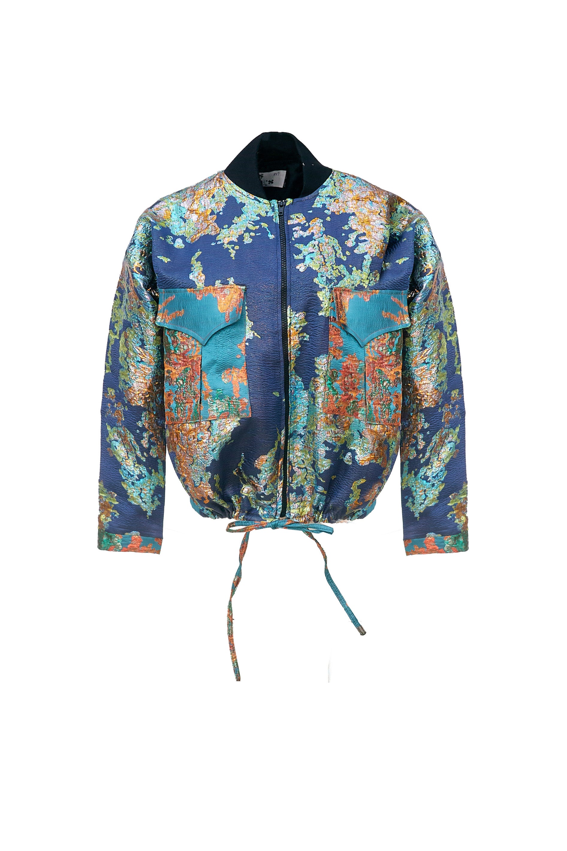 Jacquard Bomber Jacket