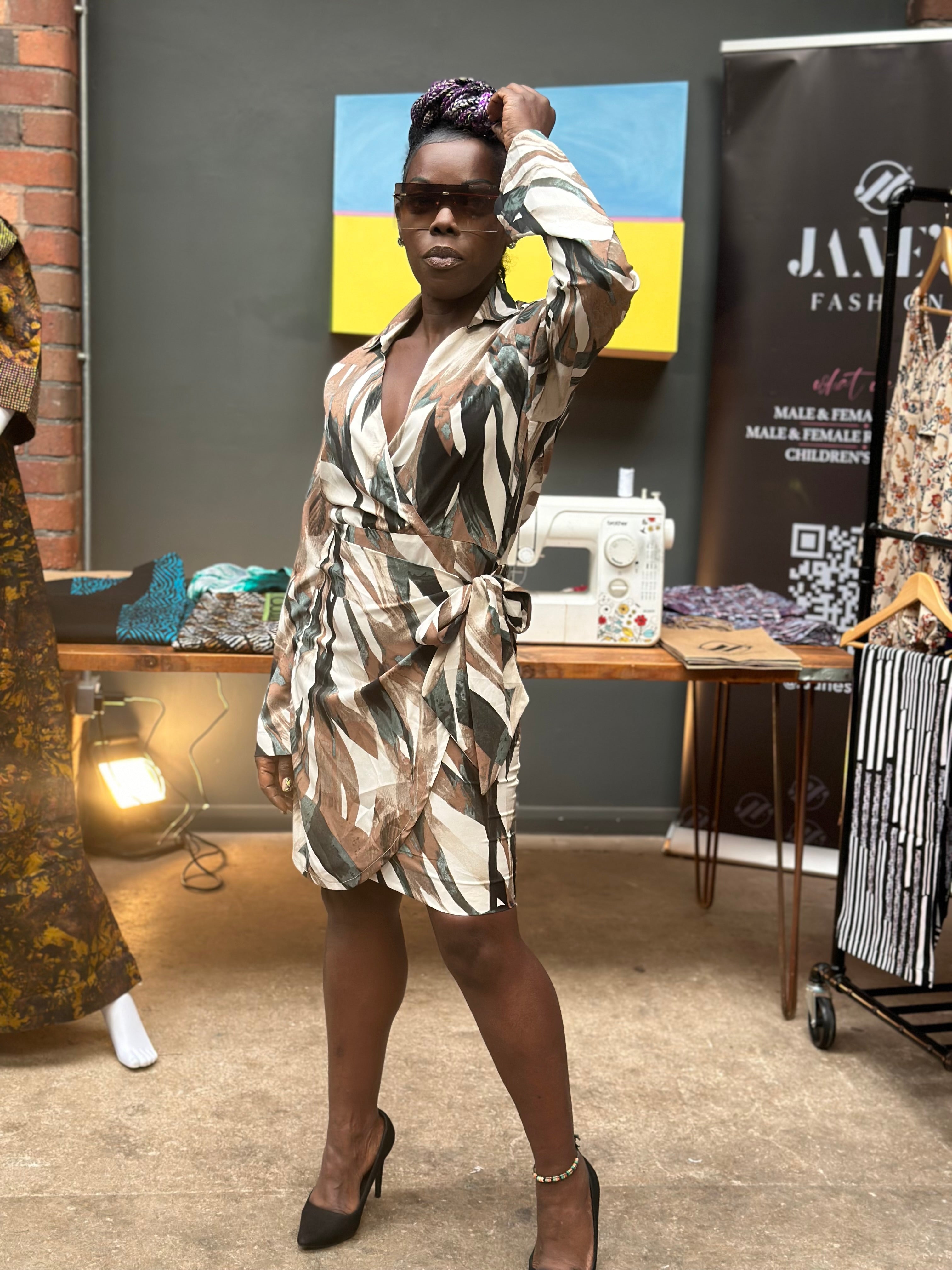 Mini Wrap Dress