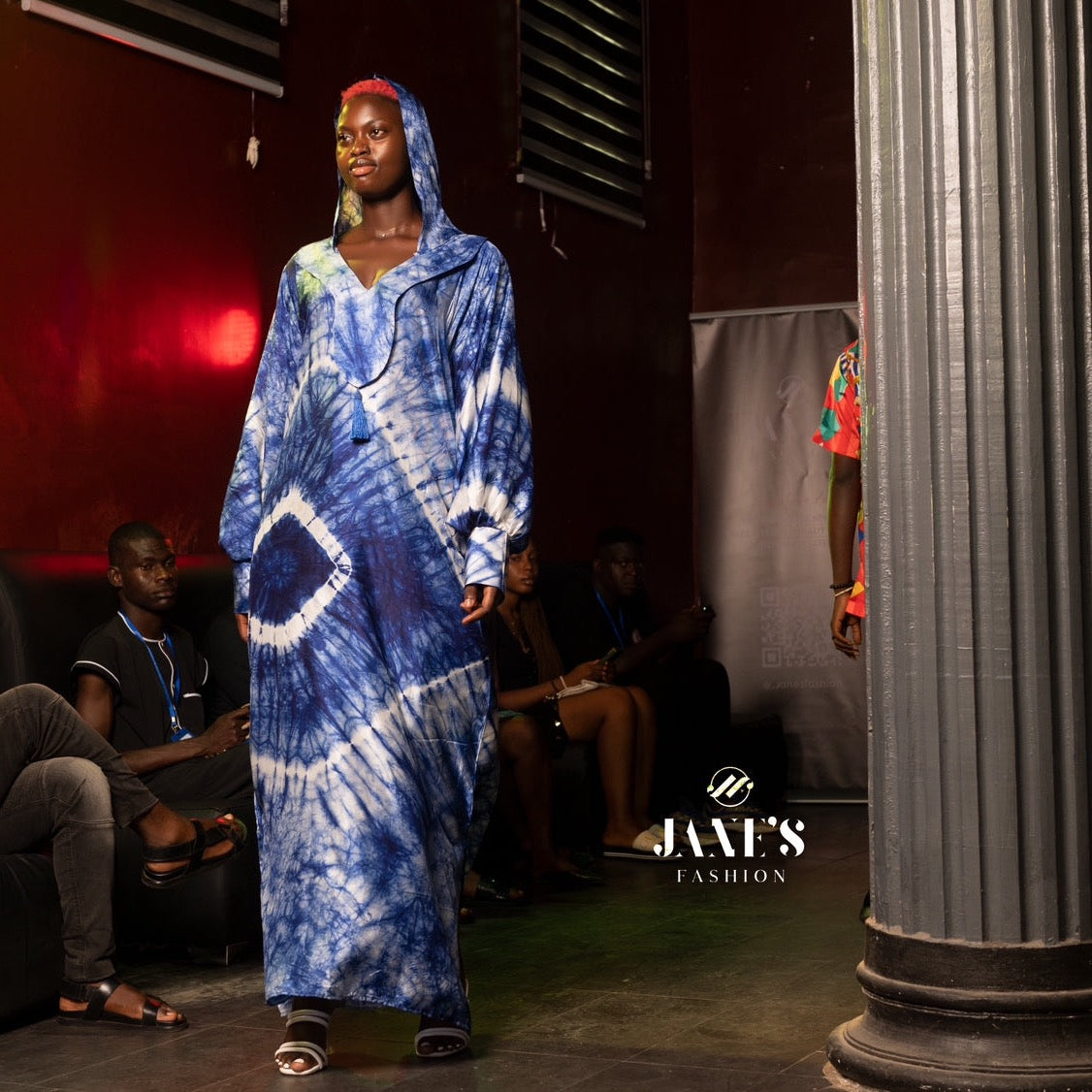Hooded Silk ADIRÉ Dress