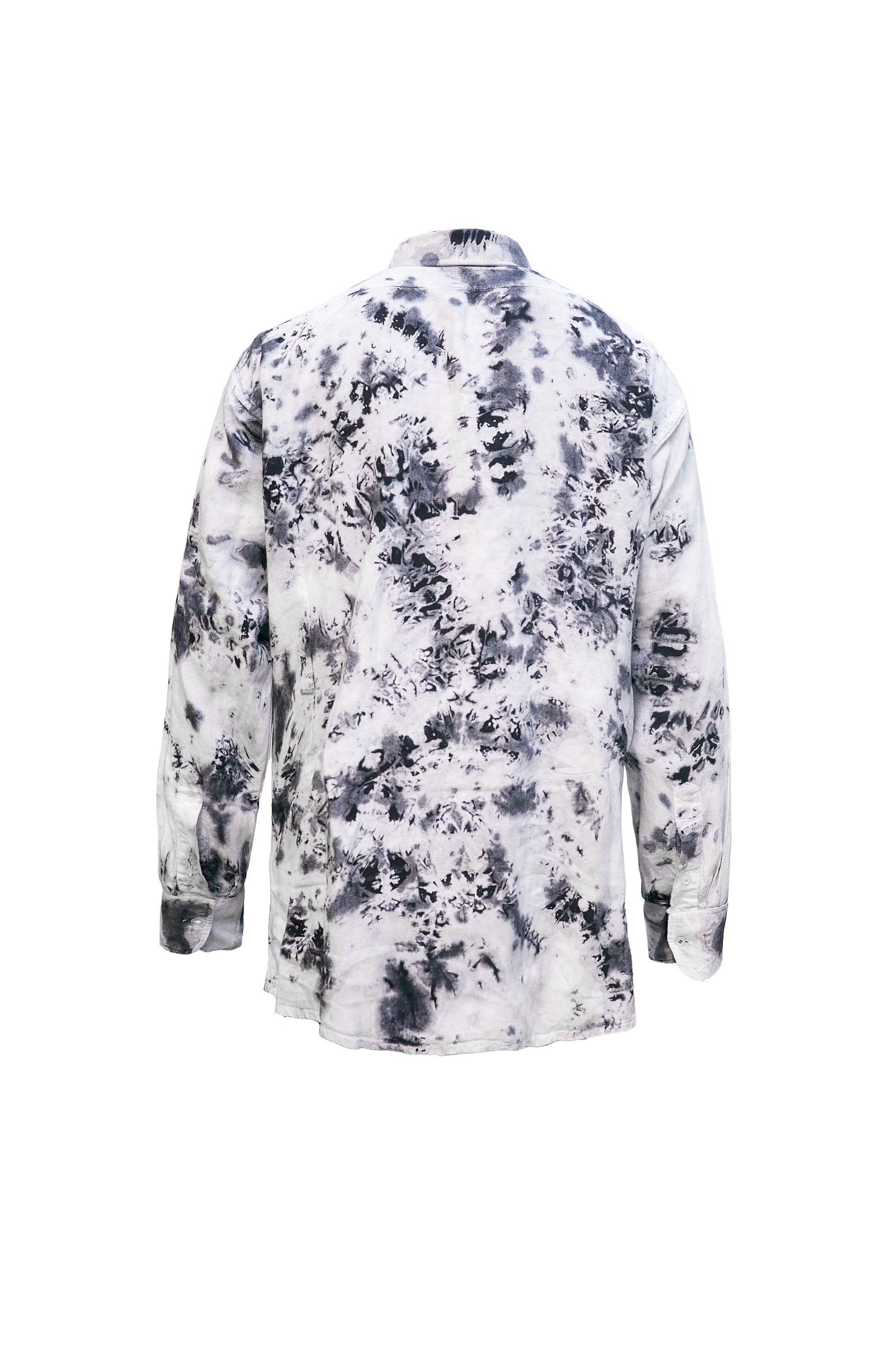 Linen Handmade Tie-Dye Shirt