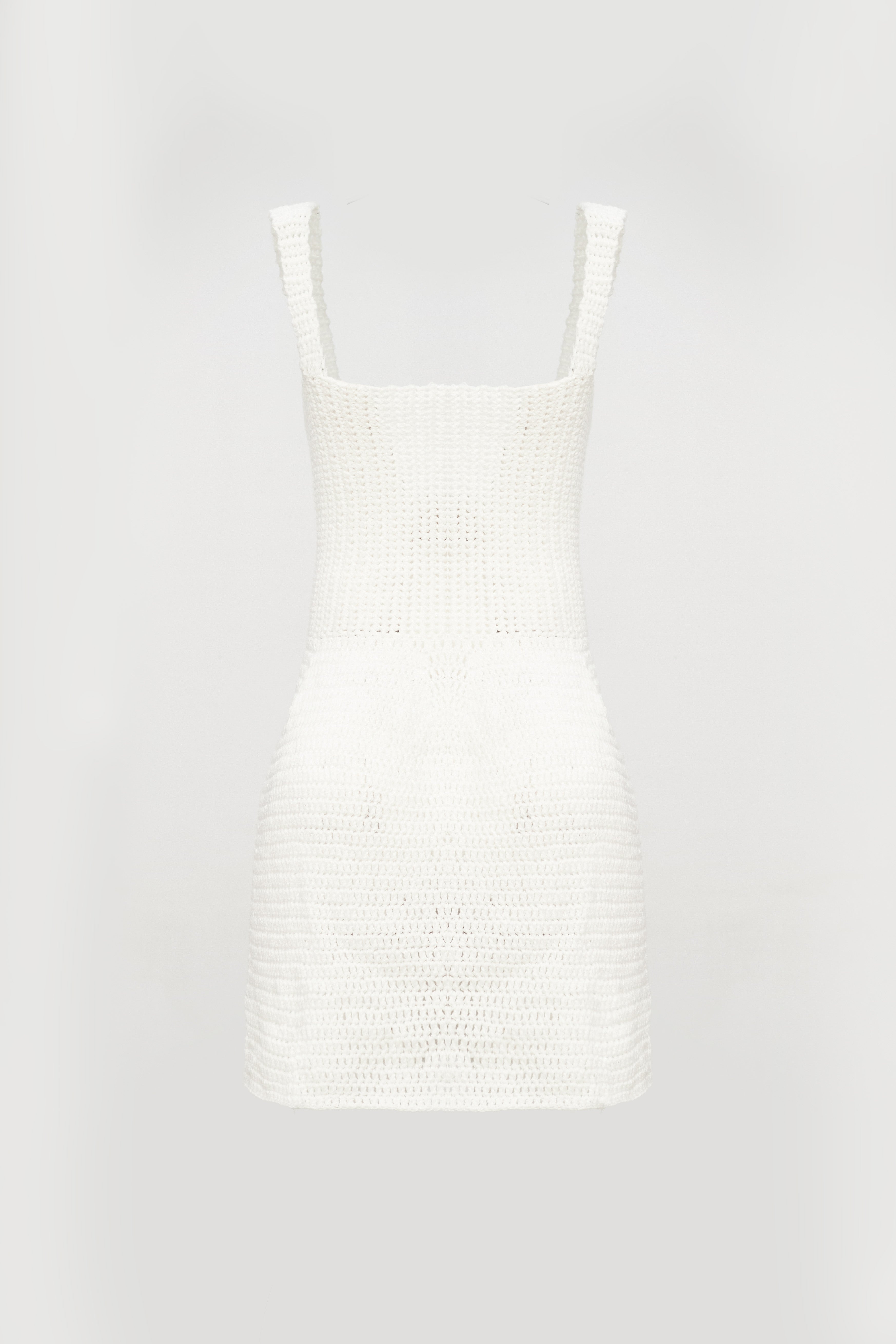 Handcrafted White Crochet Dress