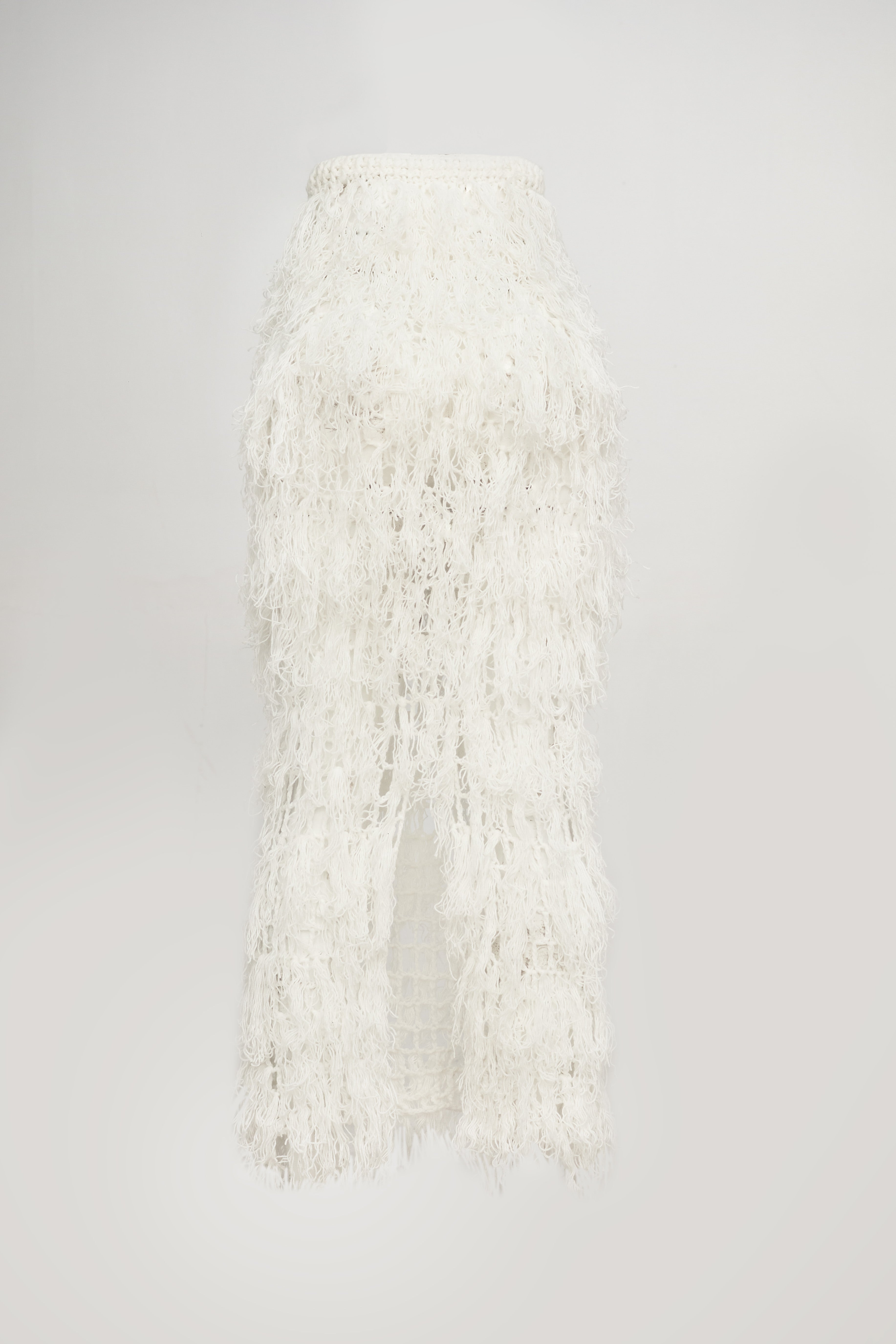 Ethereal Handwoven Wool Fringe Set