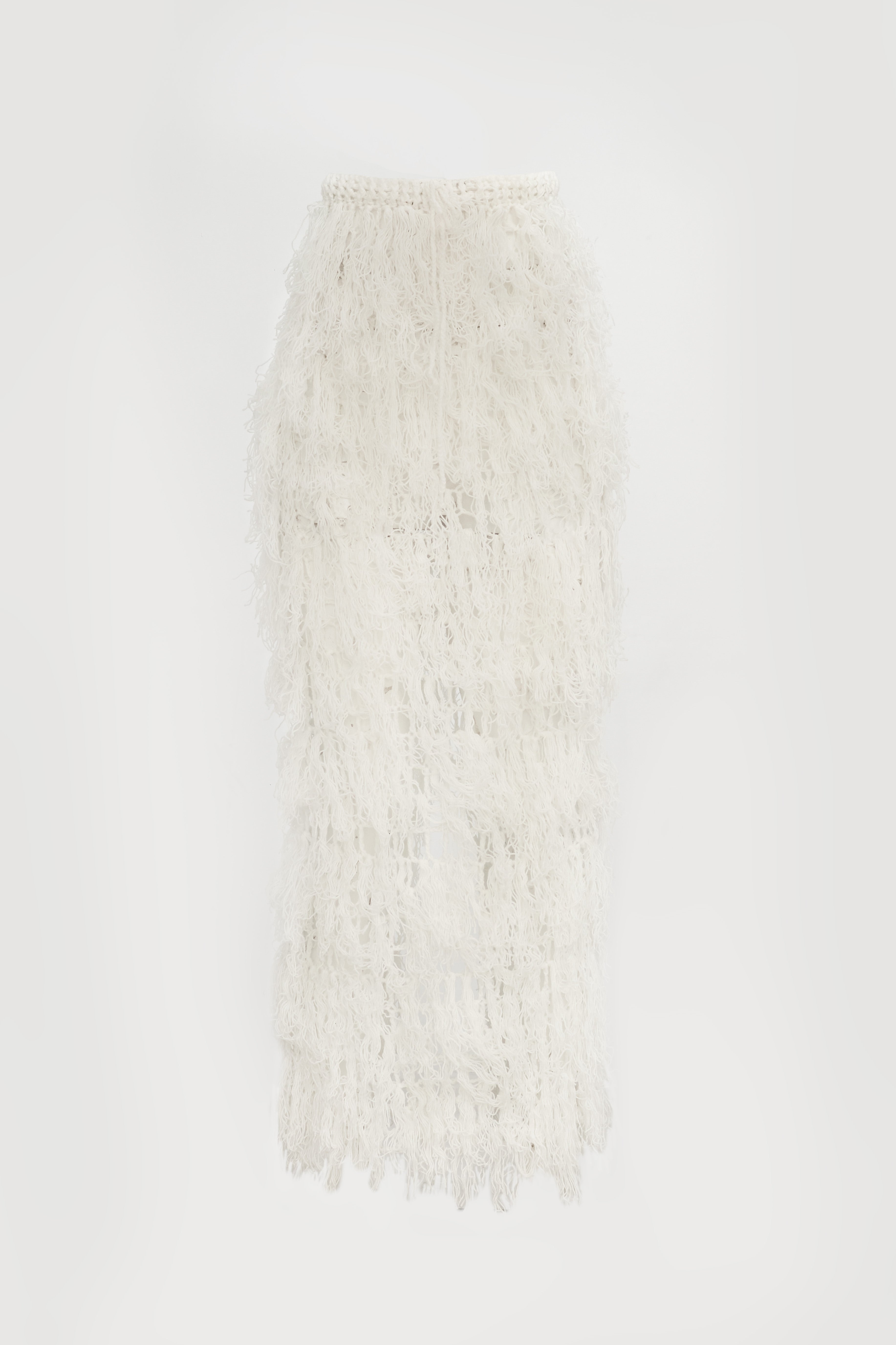 Ethereal Handwoven Wool Fringe Set