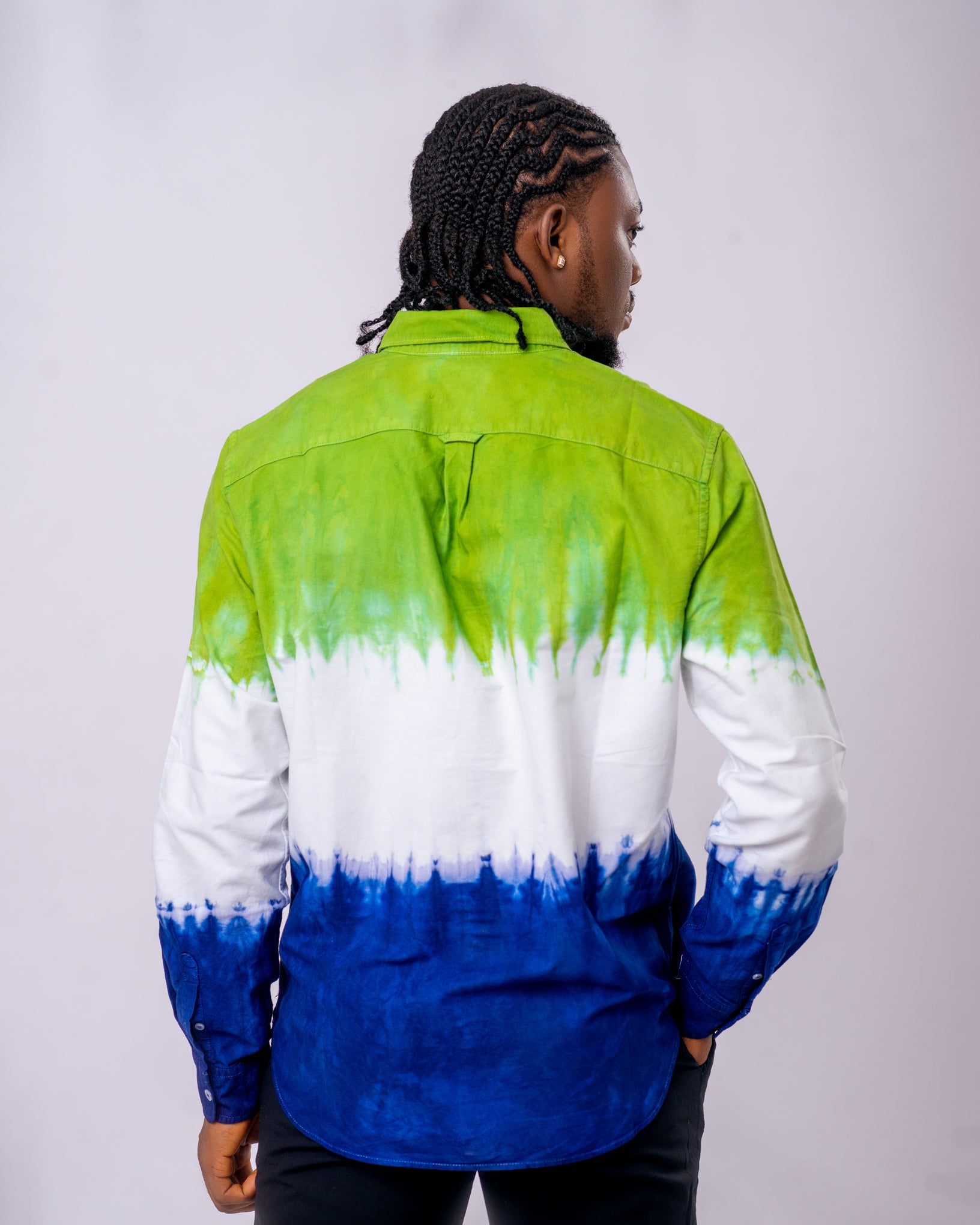 Recycled Organic Cotton Handmade Tie-Dye Shirt