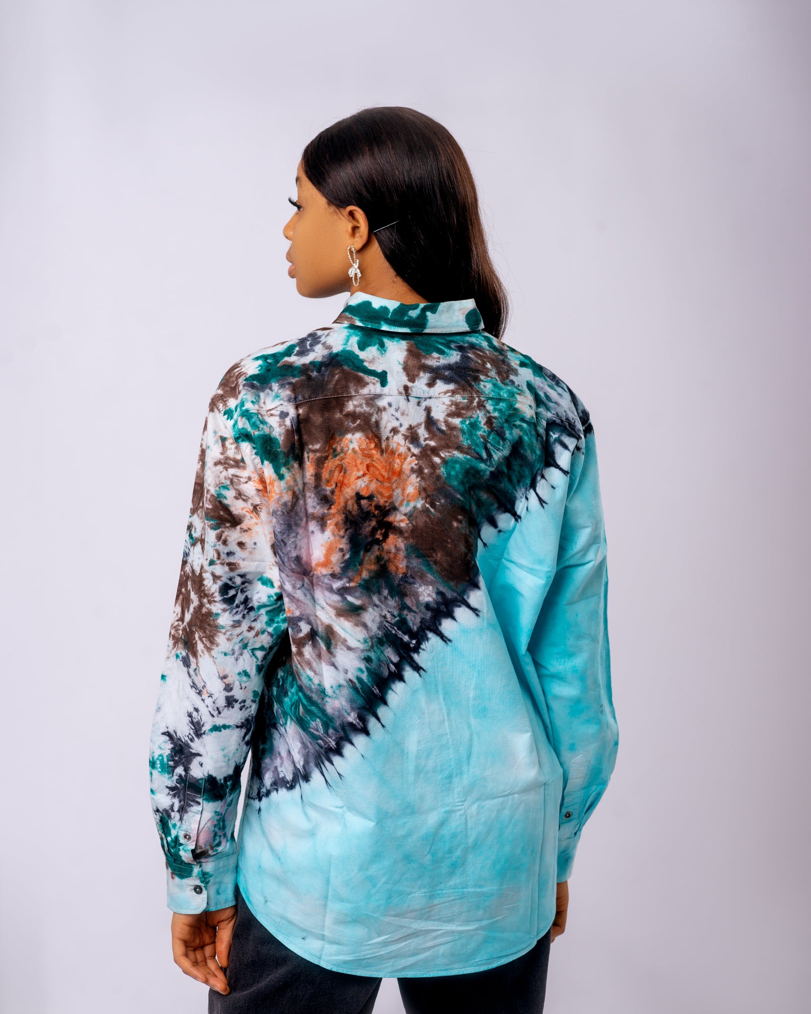 Recycled Organic Cotton Handmade Tie-Dye Shirt