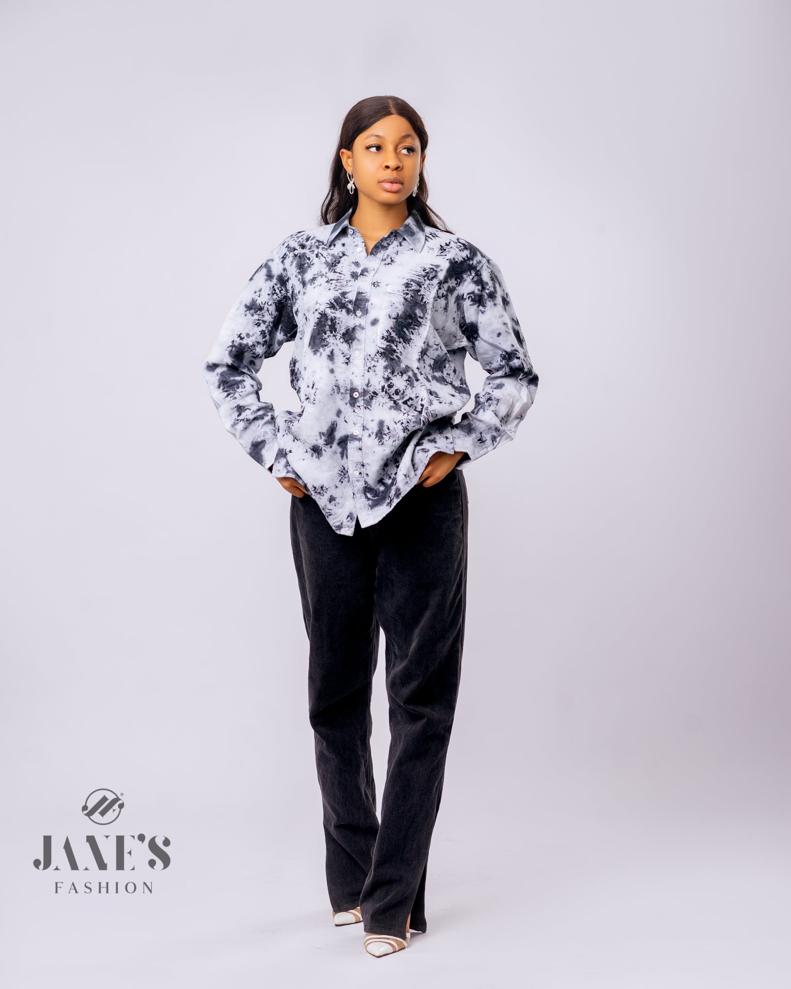Linen Handmade Tie-Dye Shirt