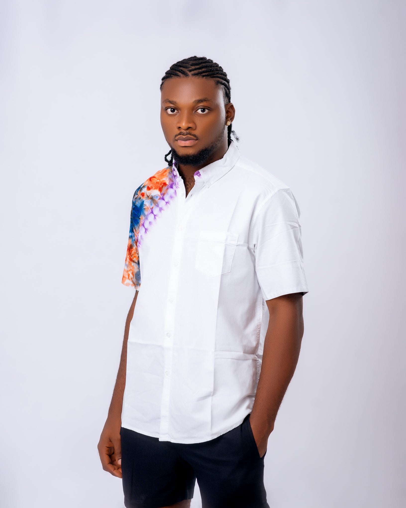 Organic Cotton Handmade Tie-Dye Shirt.