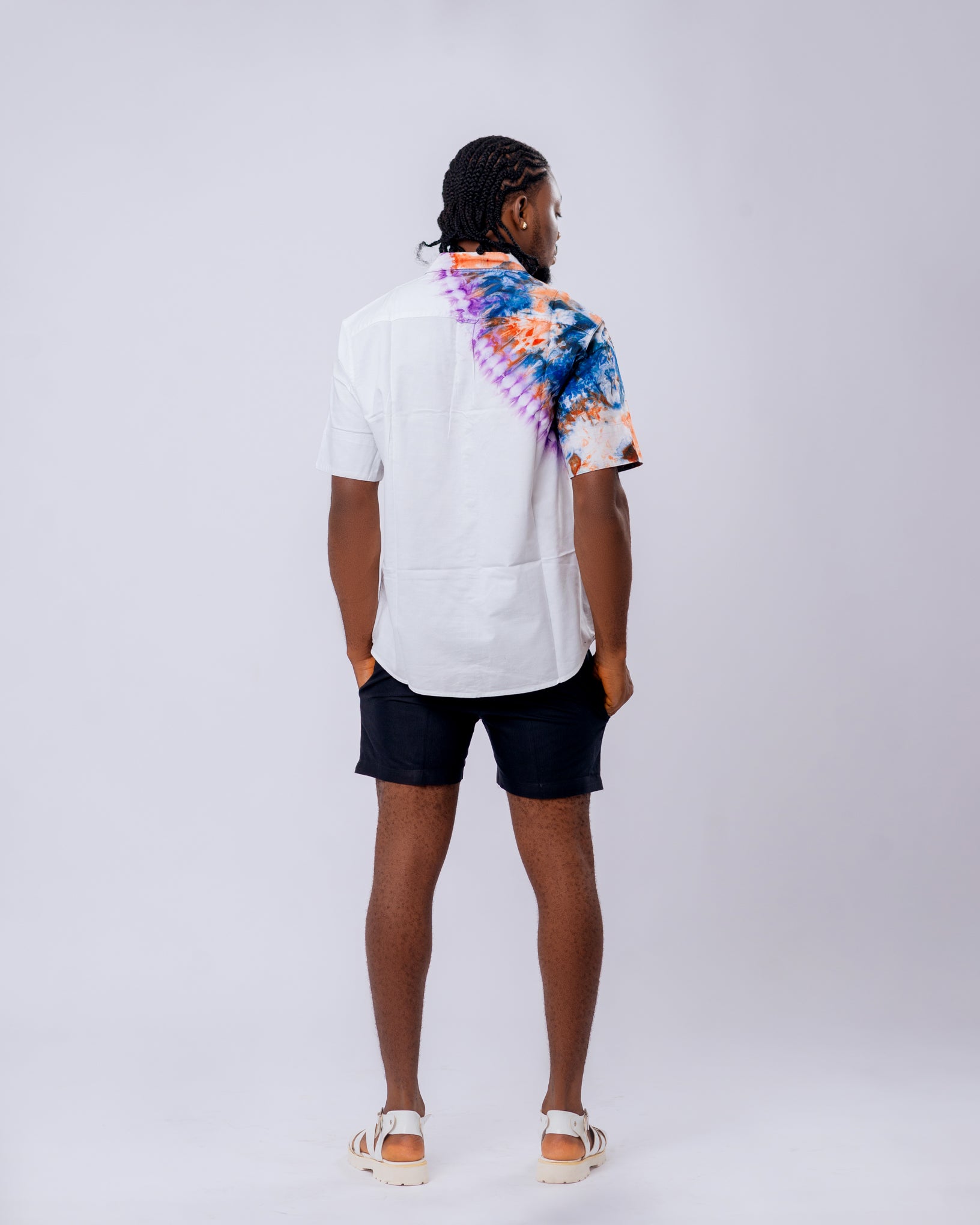 Organic Cotton Handmade Tie-Dye Shirt.