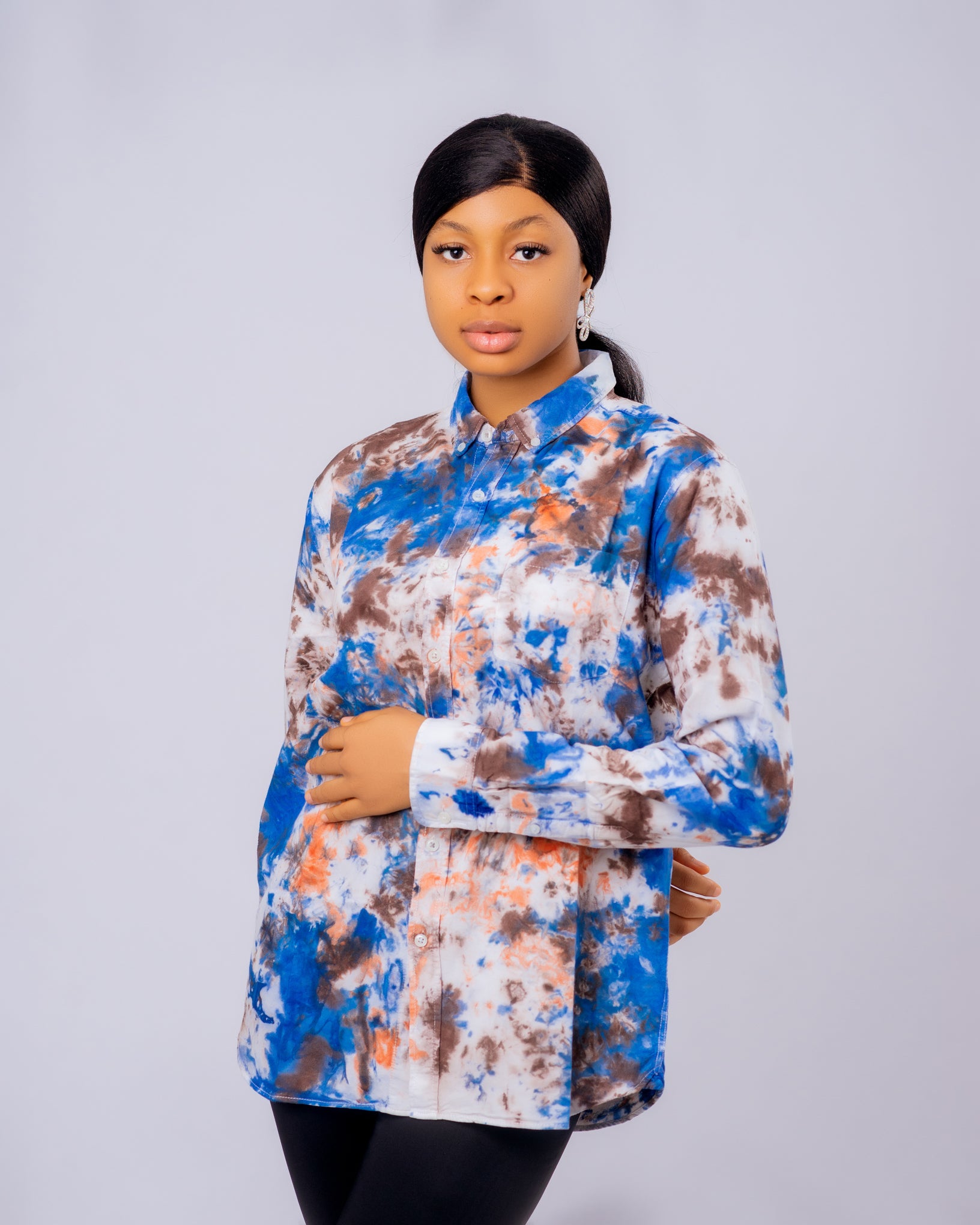 Organic Cotton Handmade Tie-Dye Shirt.