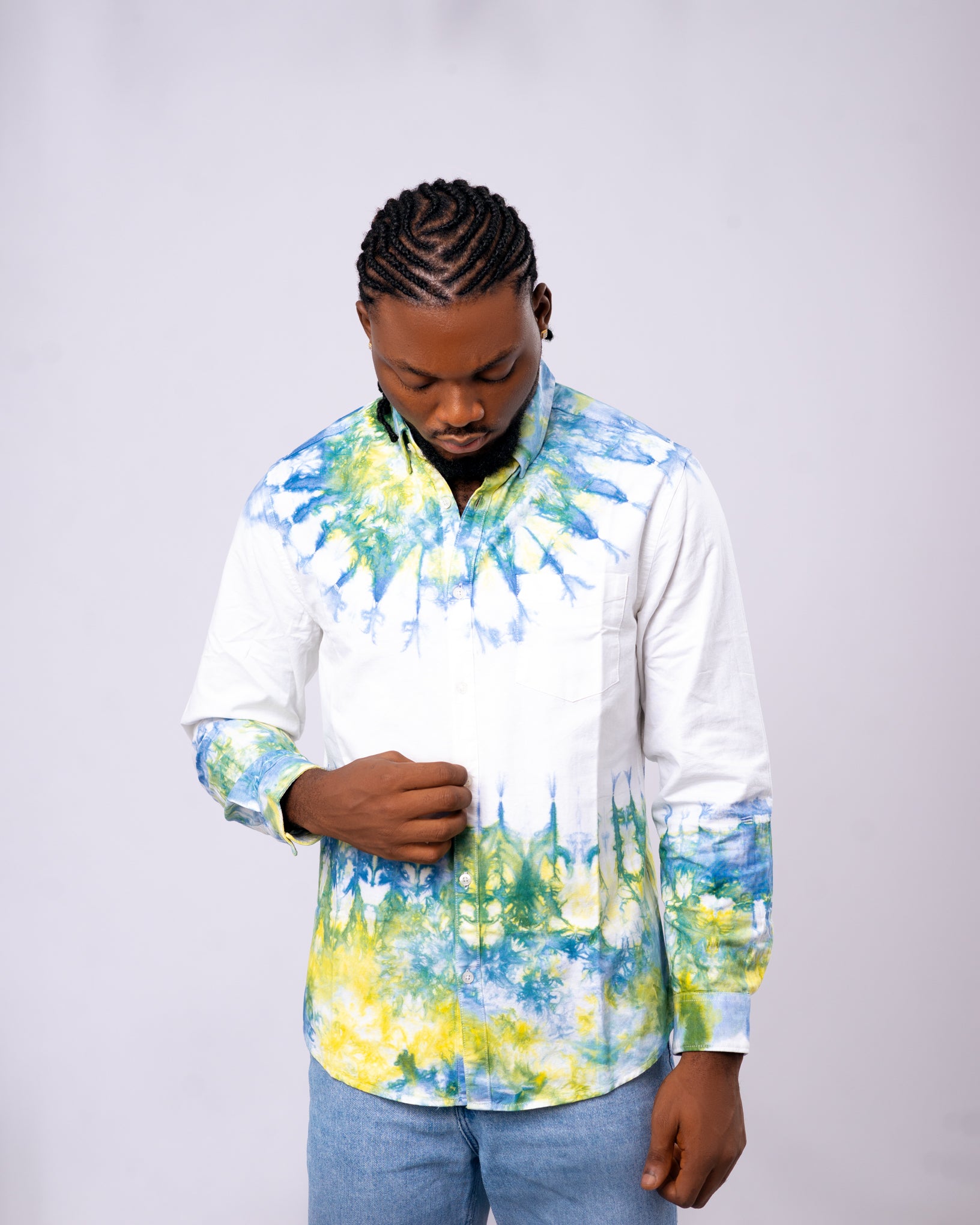 Organic Cotton Handmade Tie-Dye Shirt