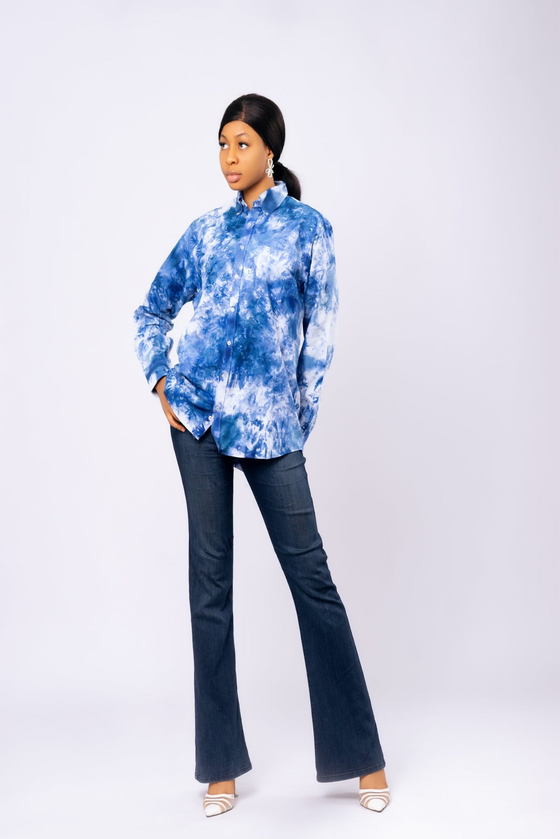 Organic Cotton Handmade Tie-Dye Shirt.