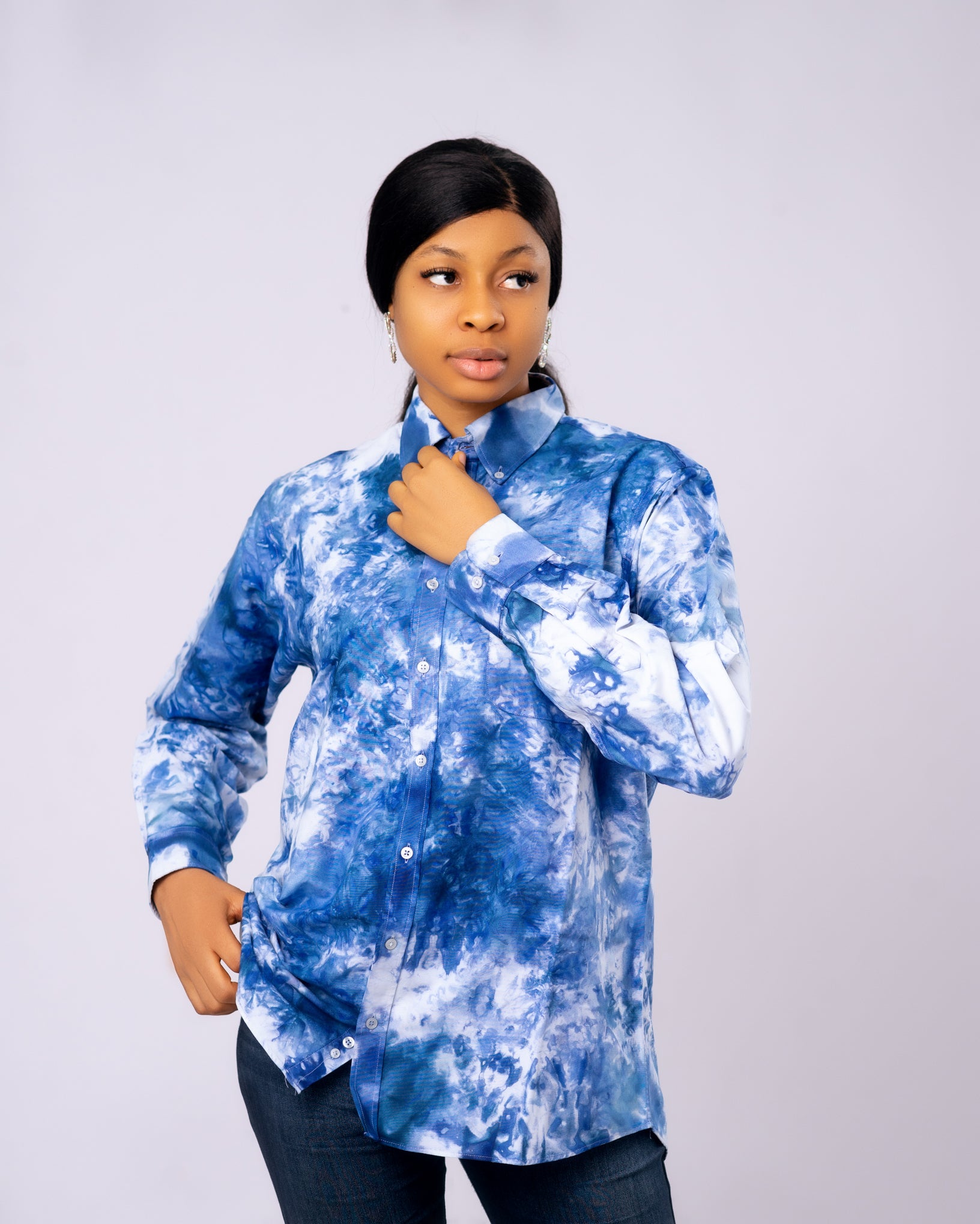 Organic Cotton Handmade Tie-Dye Shirt.
