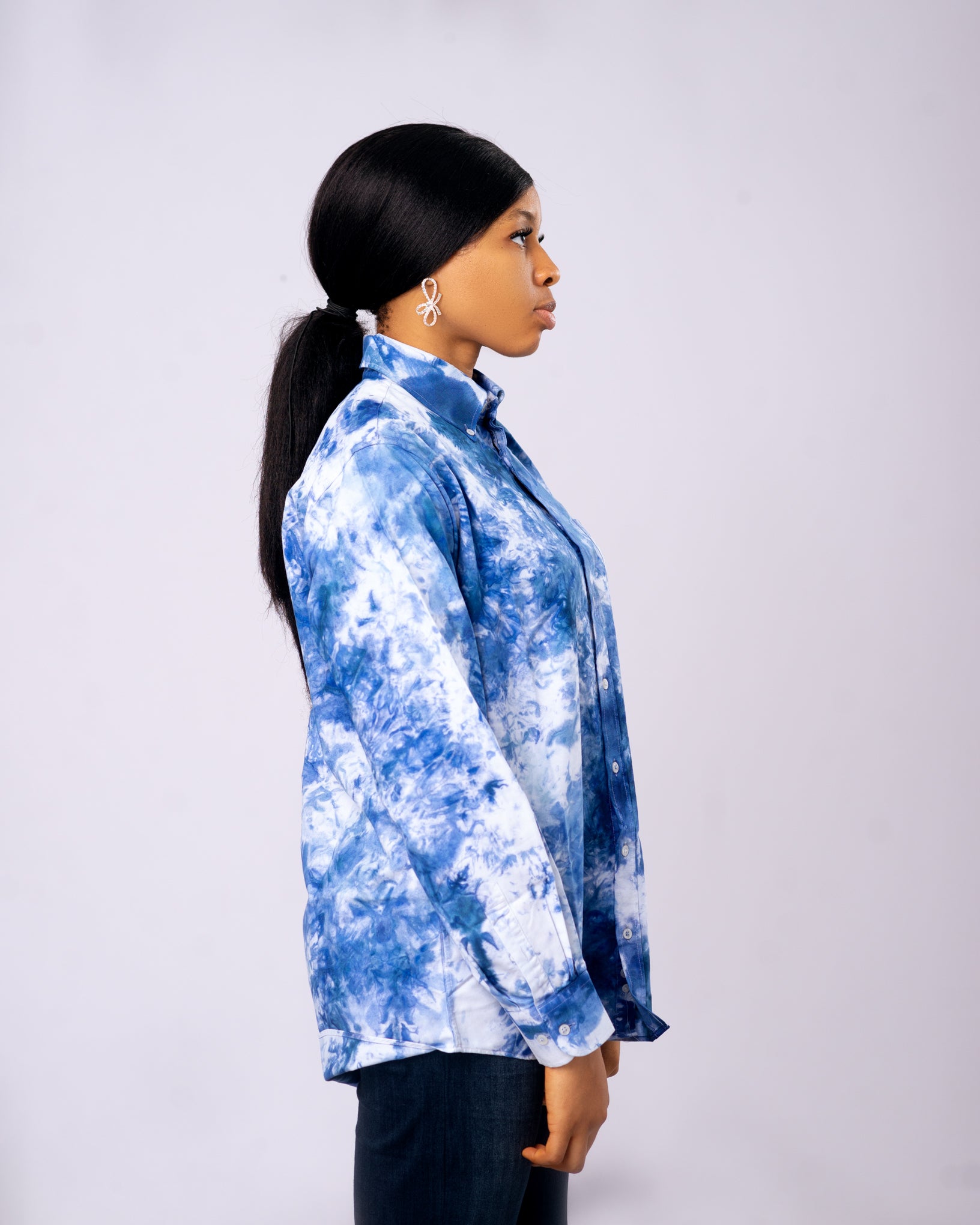 Organic Cotton Handmade Tie-Dye Shirt.