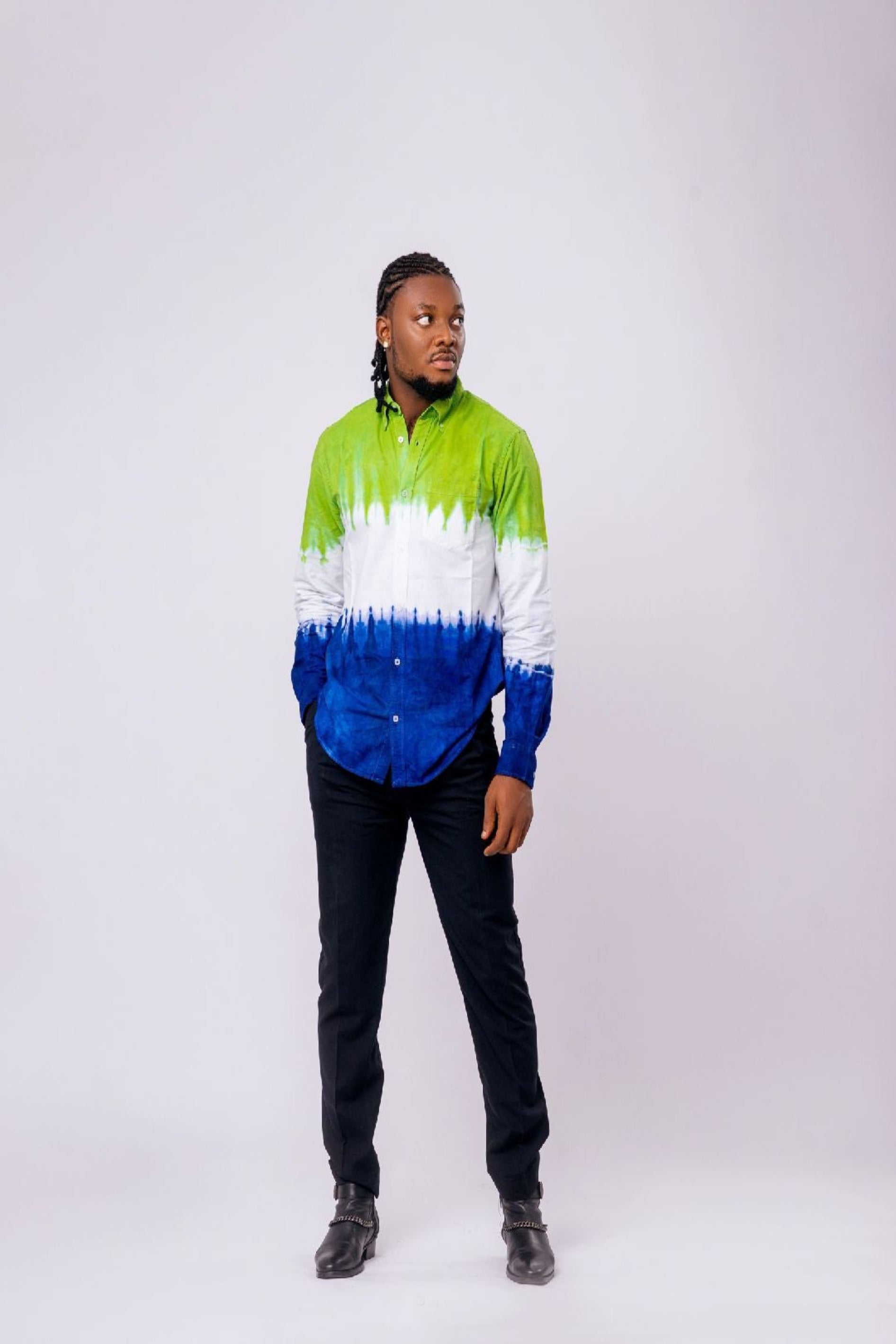Recycled Organic Cotton Handmade Tie-Dye Shirt